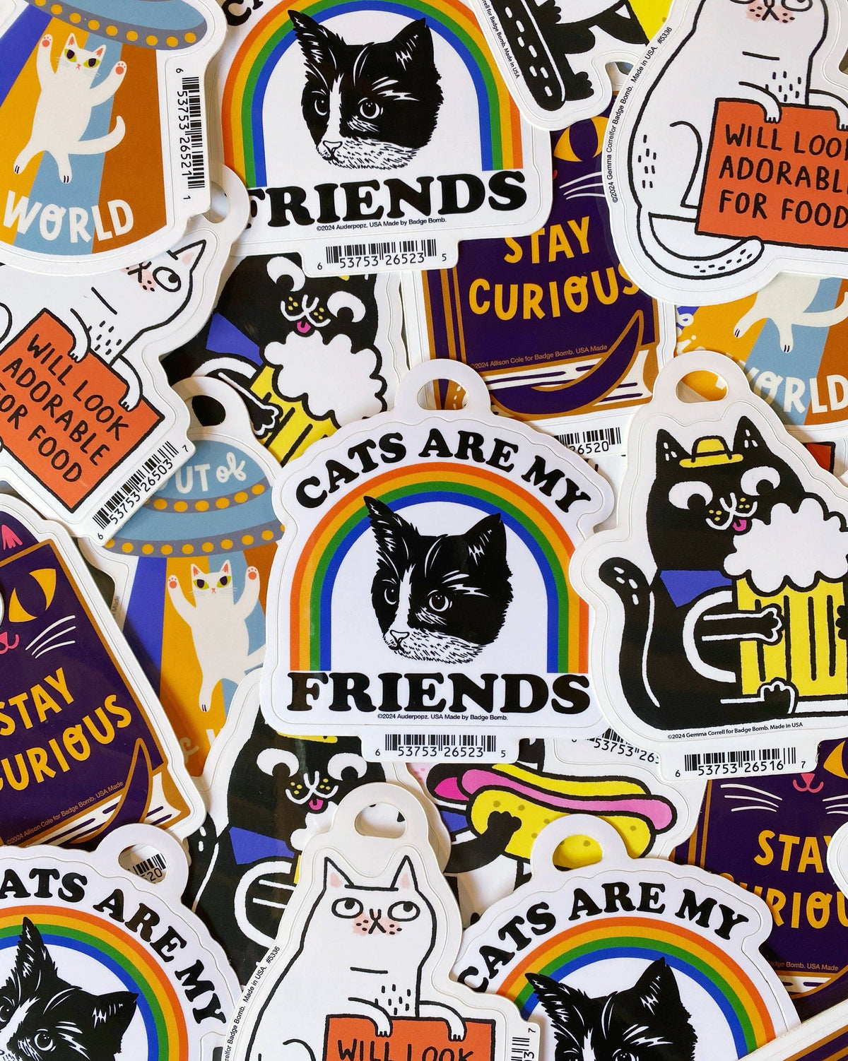 Beer Mug Cat Sticker