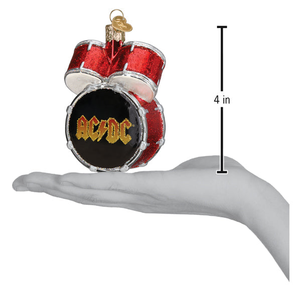 AC/DC Drum Set Ornament