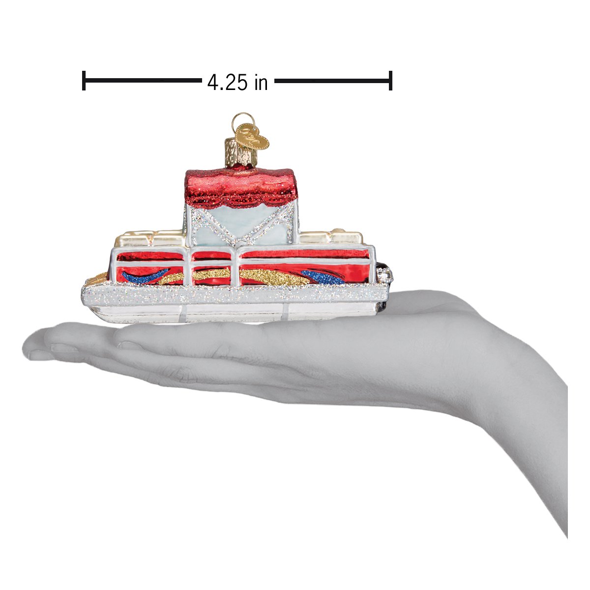 Pontoon Boat Ornament
