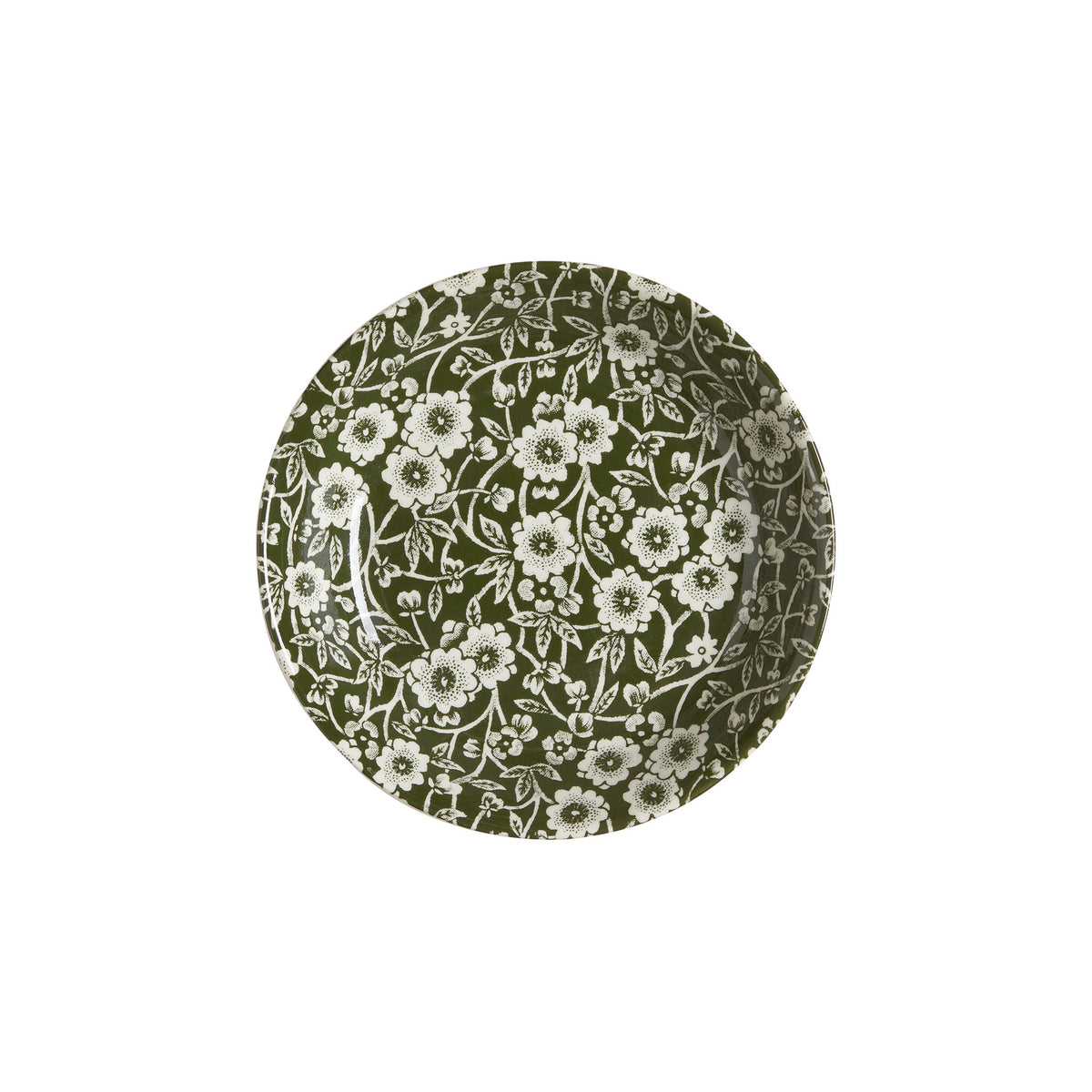 Burleigh Dark Green Butter Pat 12cm