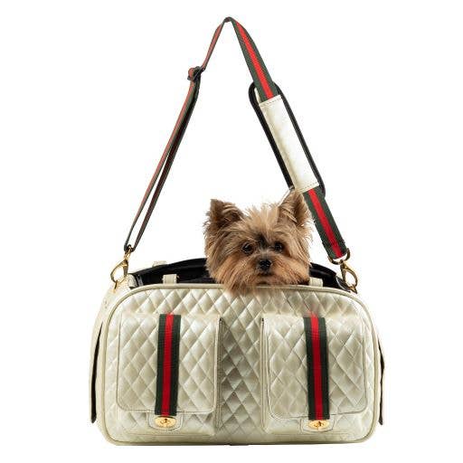 Petote - Marlee 2 Ivory Quilted with Stripe