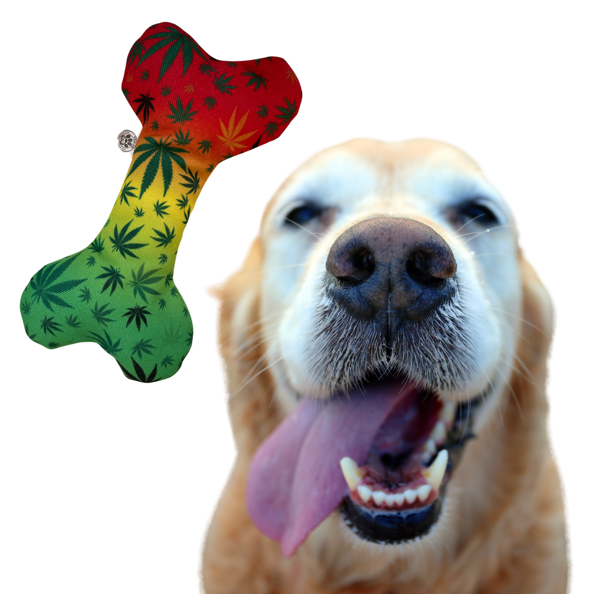 PAW:20 - Stoned to da Bone 420 Dog Toy 🐶 Marijuana, Weed Themed