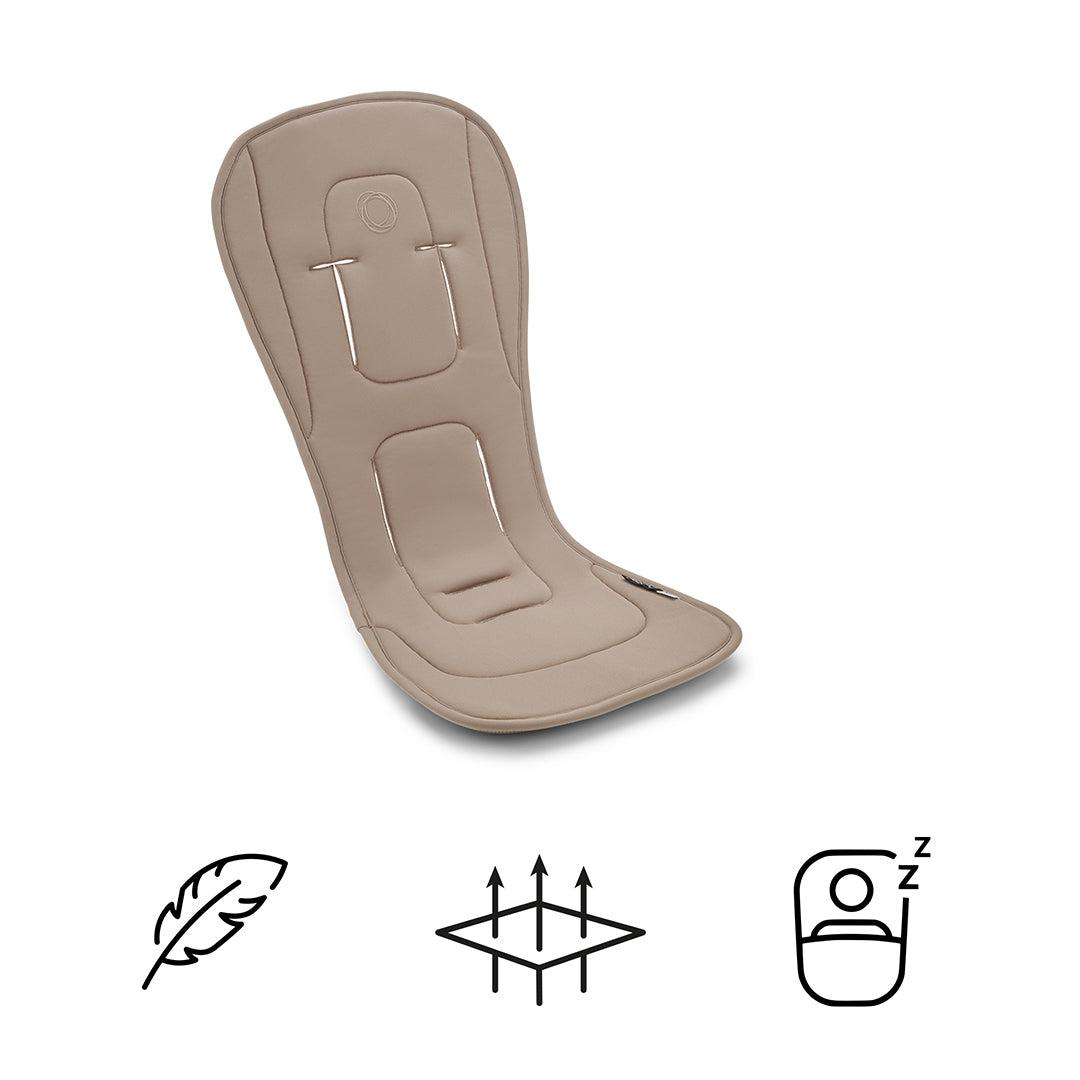 Bugaboo Dual Comfort Seat Liner - Dune Taupe