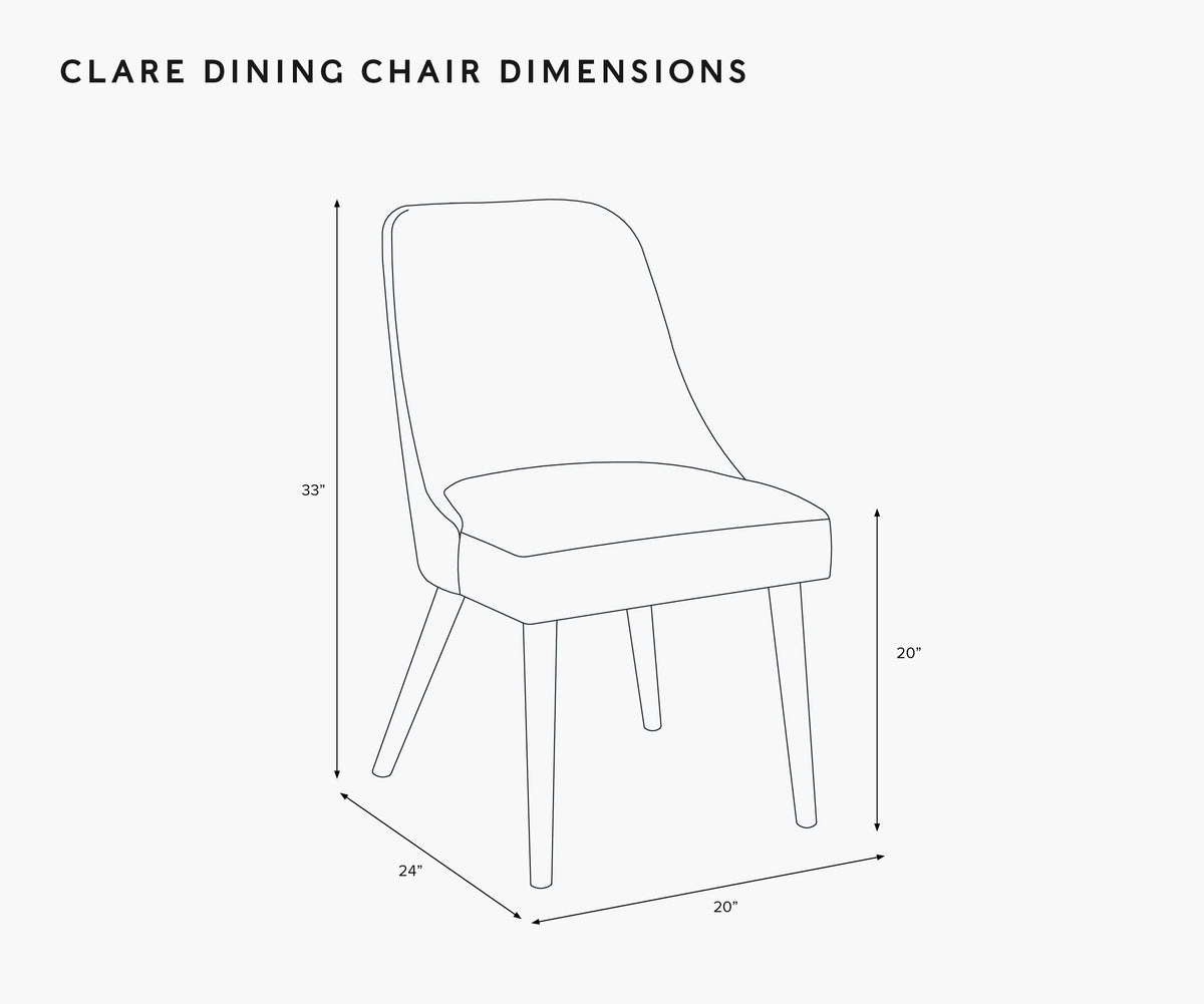 Clare Dining Chair - Peacock