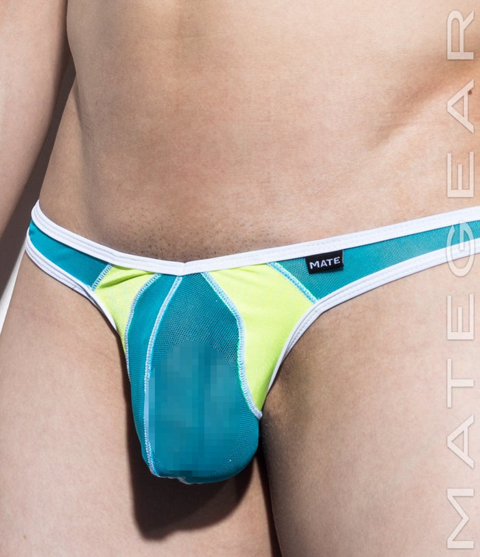 Ultra Swim Pouch Thong - Yon Min (Mesh Xpression Series) - MATEGEAR - Sexy Men's Swimwear, Underwear, Sportswear and Loungewear