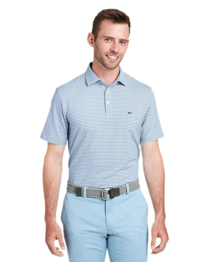 Vineyard Vines Men's Heathered Winstead Sankaty Polo. G011145