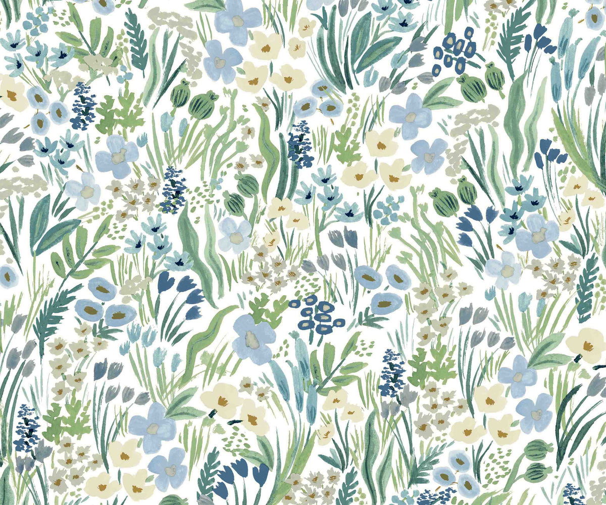 Lea Peel & Stick Wallpaper - Indigo