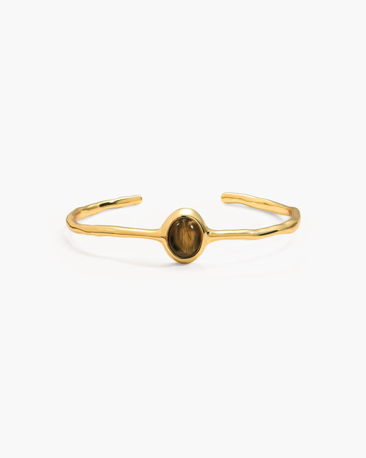 Tiger's Eye Aurora Bangle