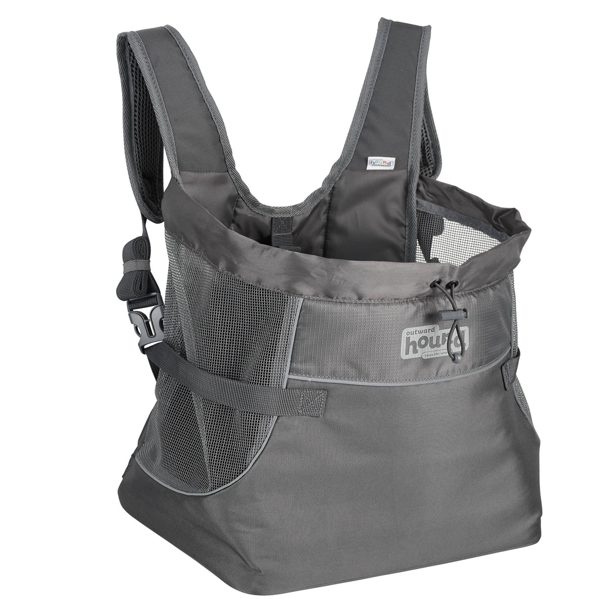 Outward Hound PupPak Dog Front Carrier, Medium, Grey