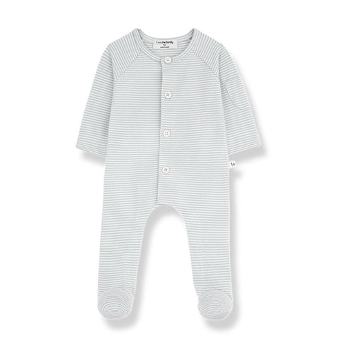 1+ In The Family Philipe Jumpsuit w/feet - Nuvola