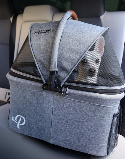 Petique, Inc - 3-in-1 Tri-Fold Pet Stroller
