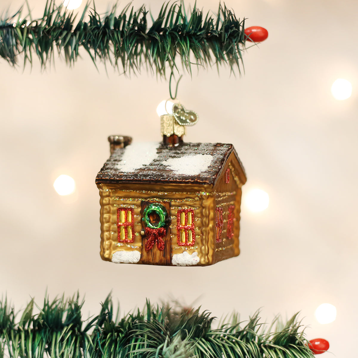 Log Cabin Ornament