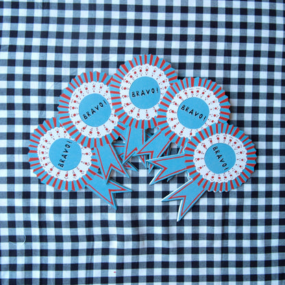 Bravo Medallion - Die Cut Card