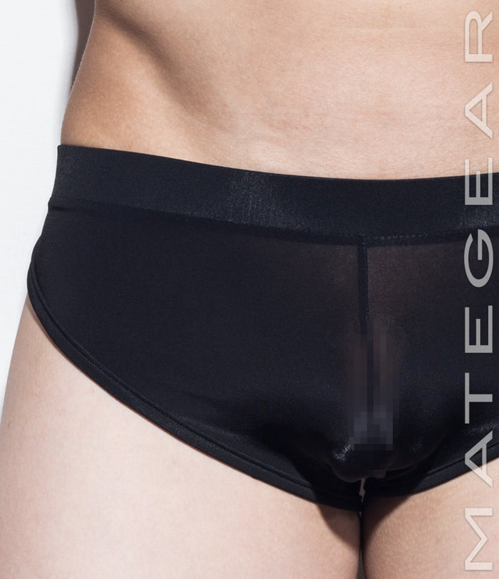 Sexy Men's Loungewear Signature Mini Shorts - Ki Nam (Ultra Thin Nylon Series) - MATEGEAR - Sexy Men's Swimwear, Underwear, Sportswear and Loungewear