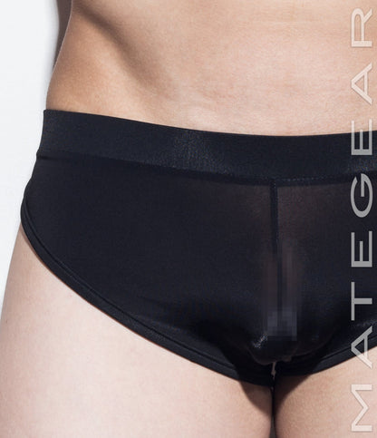 Sexy Men's Loungewear Signature Mini Shorts - Ki Nam (Ultra Thin Nylon Series) - MATEGEAR - Sexy Men's Swimwear, Underwear, Sportswear and Loungewear