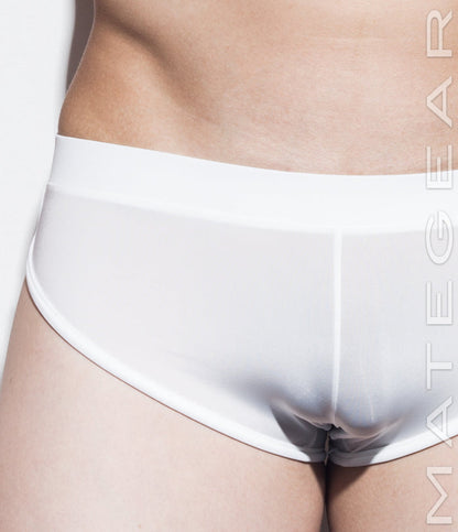 Sexy Men's Loungewear Signature Mini Shorts - Ki Nam (Ultra Thin Nylon Series) - MATEGEAR - Sexy Men's Swimwear, Underwear, Sportswear and Loungewear