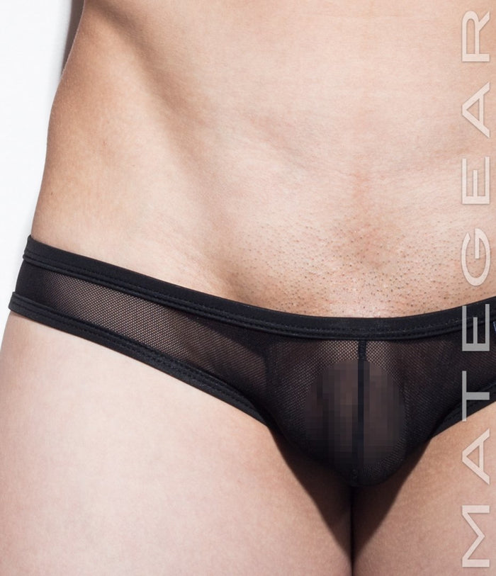 Sexy Men's Underwear Mini Squarecut Trunks - Ran Kwang (Flat Front / Reduced Sides) (Soft Thin Mesh Signature Series) - MATEGEAR - Sexy Men's Swimwear, Underwear, Sportswear and Loungewear