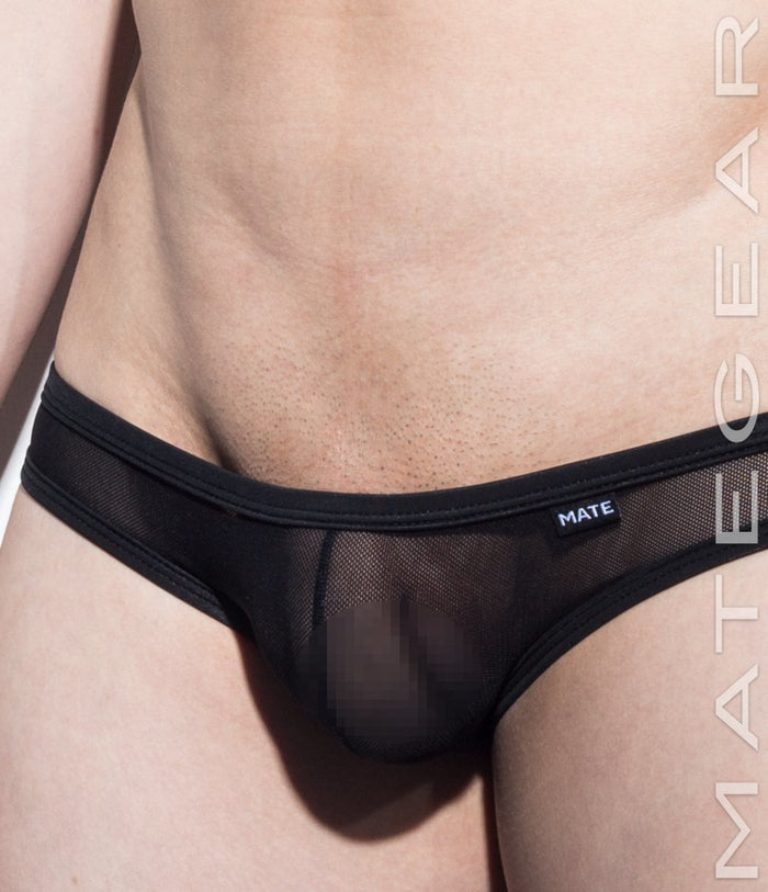 Sexy Men's Underwear Mini Squarecut Trunks - Ran Kwang (Flat Front / Reduced Sides) (Soft Thin Mesh Signature Series) - MATEGEAR - Sexy Men's Swimwear, Underwear, Sportswear and Loungewear