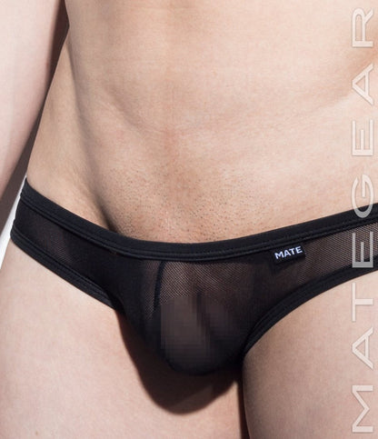 Sexy Men's Underwear Mini Squarecut Trunks - Ran Kwang (Flat Front / Reduced Sides) (Soft Thin Mesh Signature Series) - MATEGEAR - Sexy Men's Swimwear, Underwear, Sportswear and Loungewear