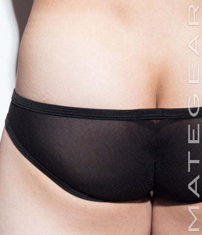 Sexy Men's Underwear Mini Squarecut Trunks - Ran Kwang (Flat Front / Reduced Sides) (Soft Thin Mesh Signature Series) - MATEGEAR - Sexy Men's Swimwear, Underwear, Sportswear and Loungewear