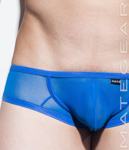 Sexy Men's Underwear Signature Mini Squarecut Trunks - Da Hee (Mesh Series) - MATEGEAR - Sexy Men's Swimwear, Underwear, Sportswear and Loungewear