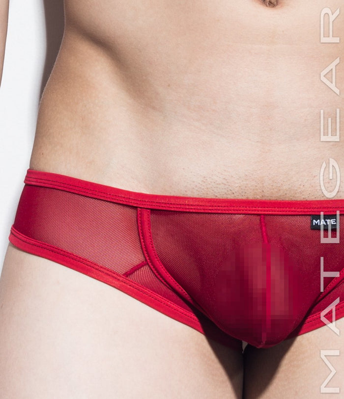 Sexy Men's Underwear Signature Mini Squarecut Trunks - Da Hee (Mesh Series) - MATEGEAR - Sexy Men's Swimwear, Underwear, Sportswear and Loungewear
