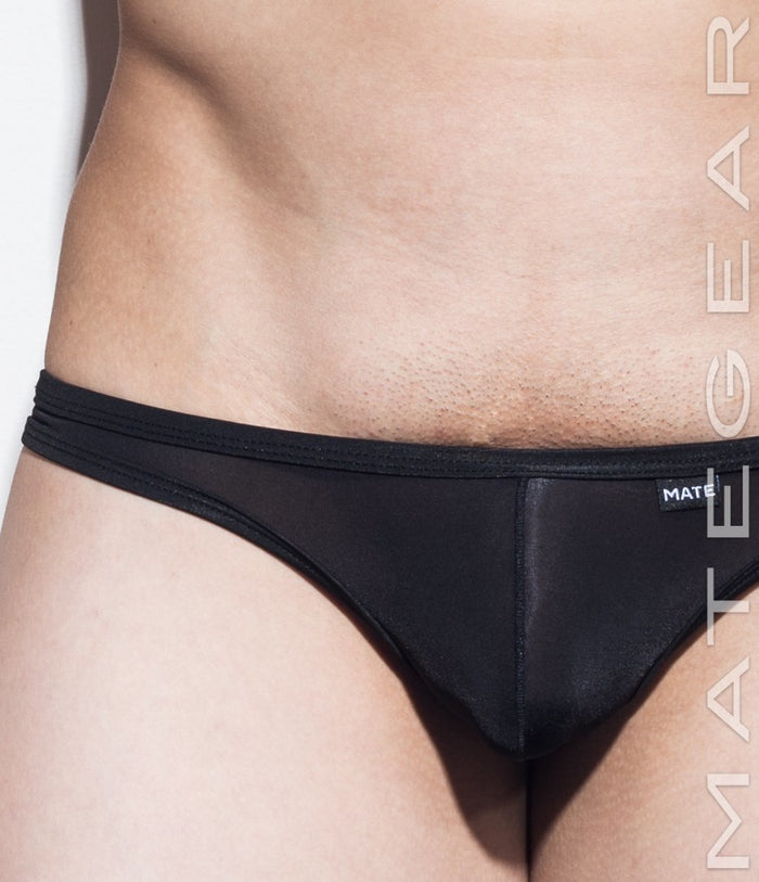 Sexy Men's Underwear Signature Mini Thongs - Young Ja (Ultra Thin Nylon Series) - MATEGEAR - Sexy Men's Swimwear, Underwear, Sportswear and Loungewear