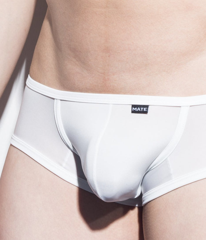 Sexy Men's Underwear Signature Ultra Squarecut Trunks - Ji Su (Ultra Thin Nylon Series) - MATEGEAR - Sexy Men's Swimwear, Underwear, Sportswear and Loungewear