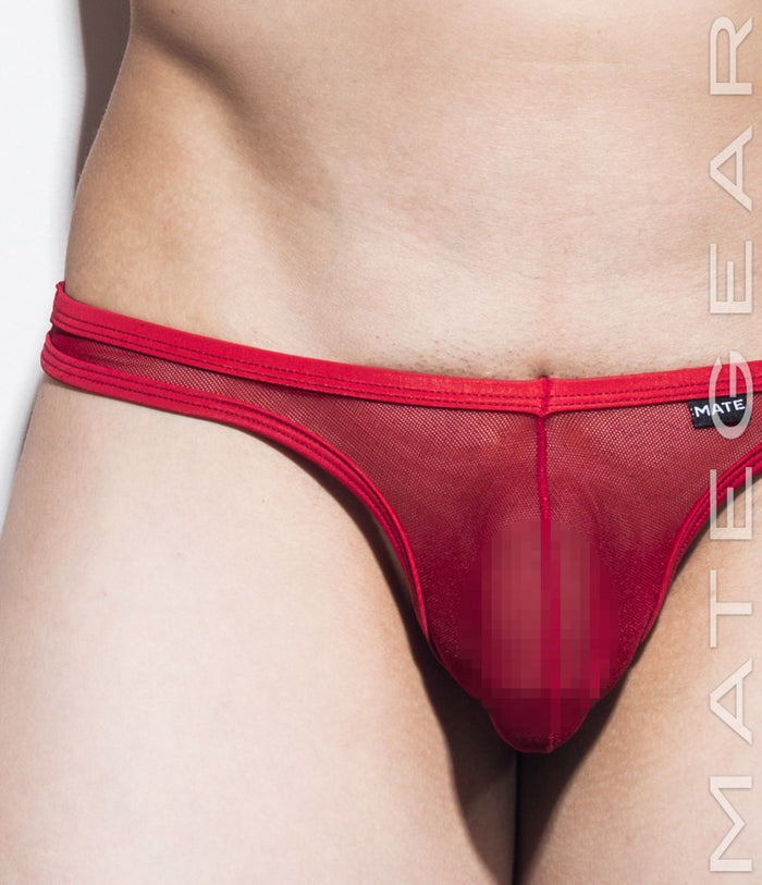 Sexy Men's Underwear Signature Ultra Thongs - Kyo Ha (Mesh Series / V Front / Tapered Sides) - MATEGEAR - Sexy Men's Swimwear, Underwear, Sportswear and Loungewear