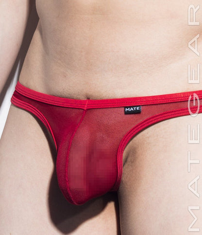 Sexy Men's Underwear Signature Ultra Thongs - Kyo Ha (Mesh Series / V Front / Tapered Sides) - MATEGEAR - Sexy Men's Swimwear, Underwear, Sportswear and Loungewear