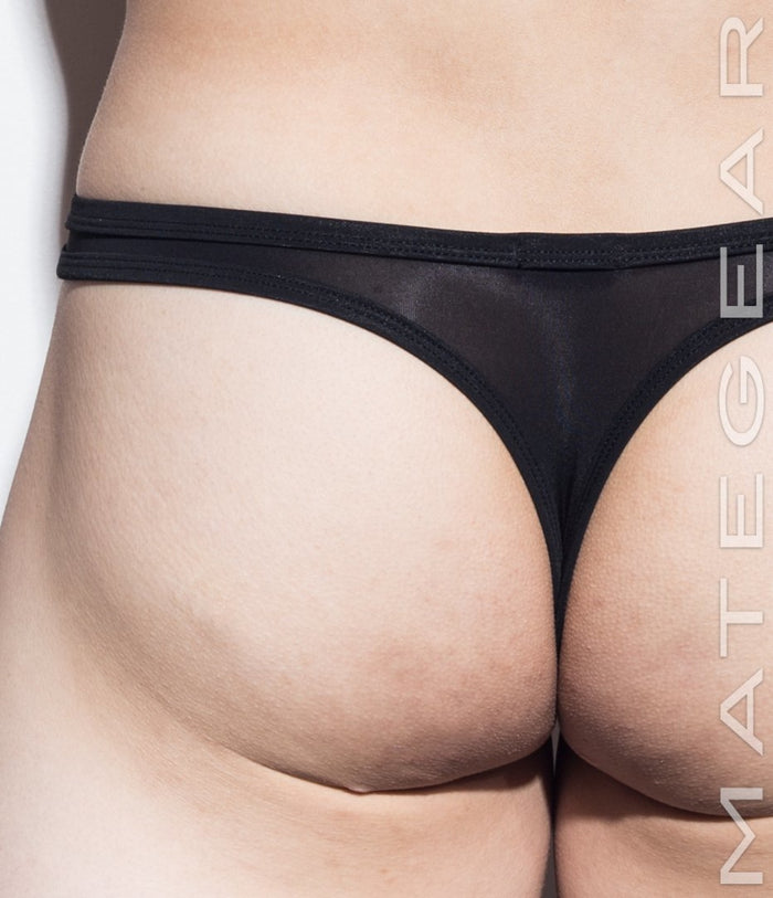 Sexy Men's Underwear Signature Ultra Thongs - Kyo Ha (Ultra Thin Nylon Series / V Front / Tapered Sides) - MATEGEAR - Sexy Men's Swimwear, Underwear, Sportswear and Loungewear