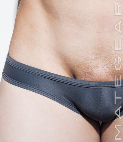 Signature Mini Swim Squarecuts - Ran Kwang (Solid Series II / Flat Front / Without Lining) - MATEGEAR - Sexy Men's Swimwear, Underwear, Sportswear and Loungewear