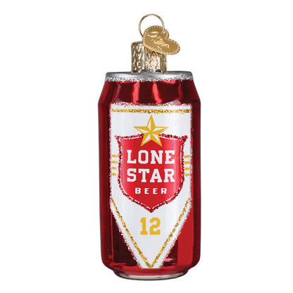 Lone Star Beer Can Ornament
