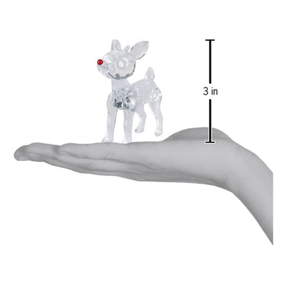 Rudolph Crystal Figurine