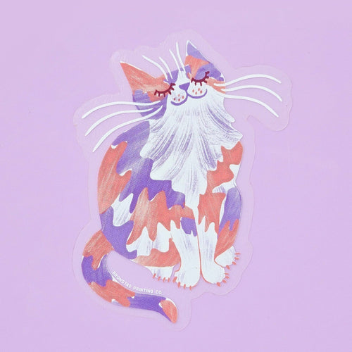 Calico Cat - Clear Sticker