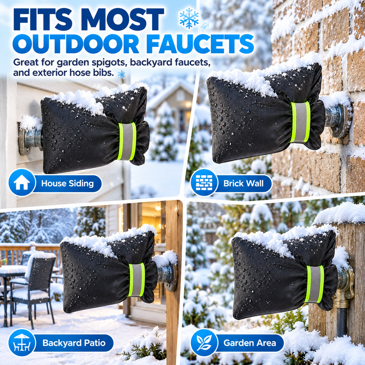 Outdoor Faucet Cover Pack