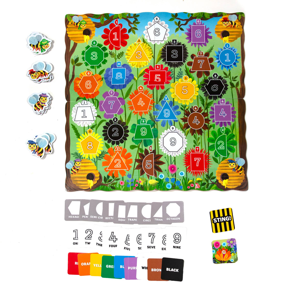 Bouncy Bees Shaped Game