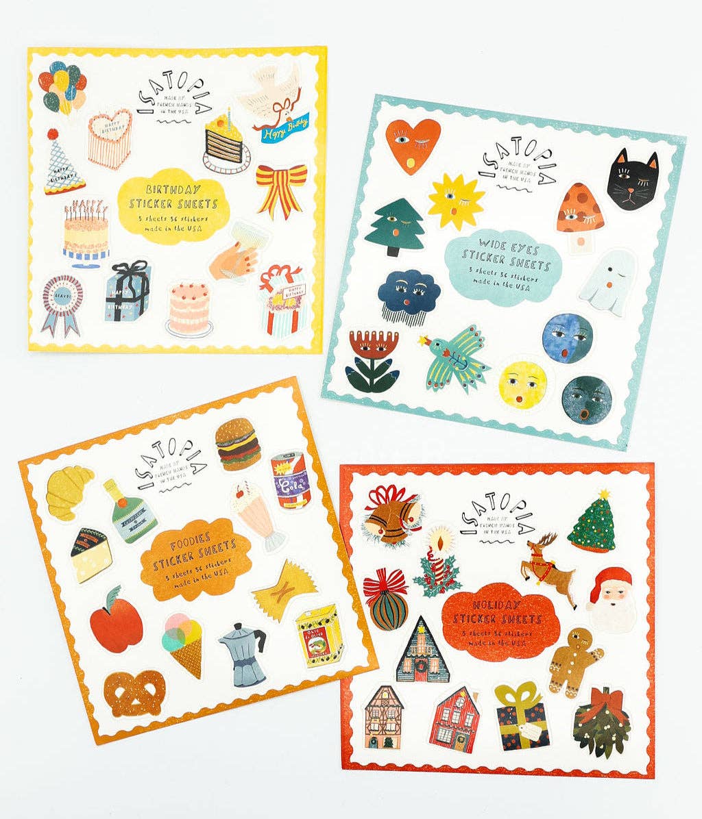 Birthday Sticker Sheets