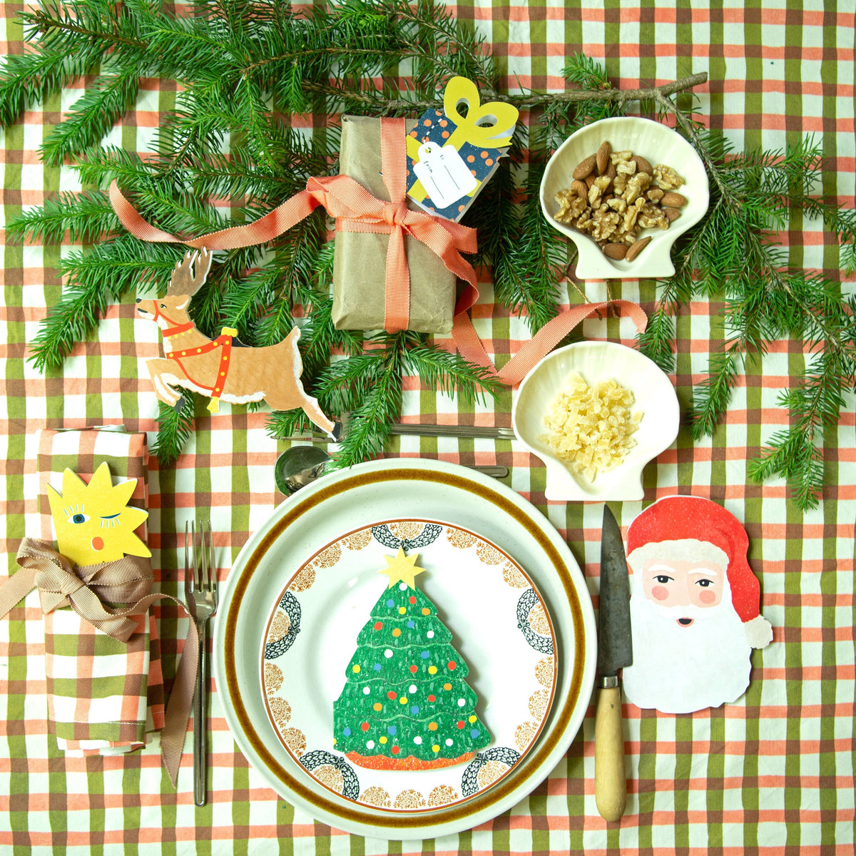 Christmas Tree Mini Cards - box of 6