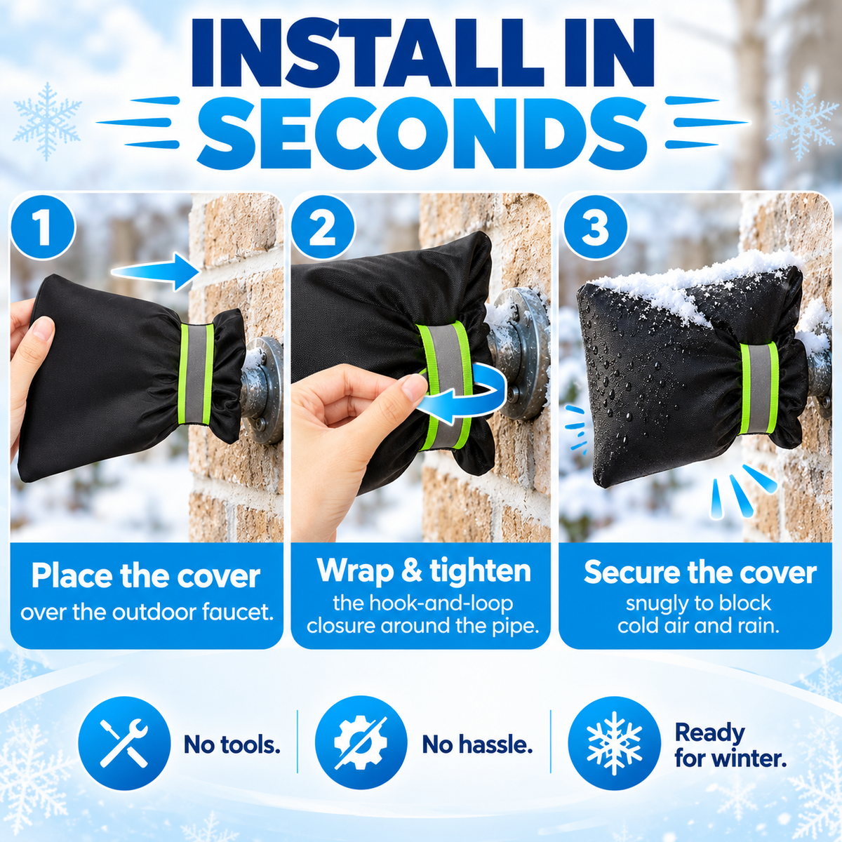 Outdoor Faucet Cover Pack
