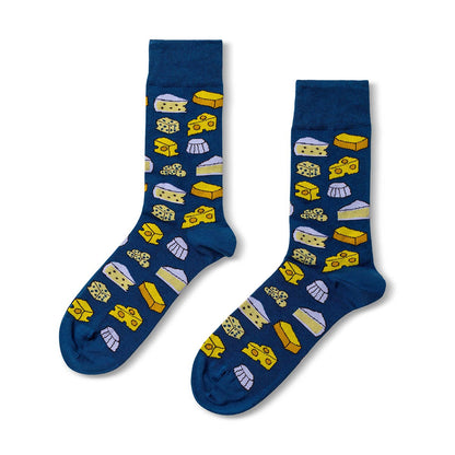 Cheese - Large Crew Socks