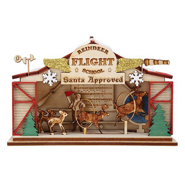 Reindeer Flight School Ornament