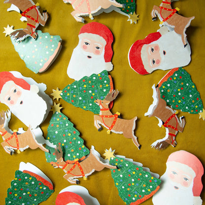 Christmas Tree Mini Cards - box of 6