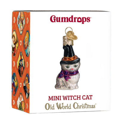 Mini Witch Cat Ornament