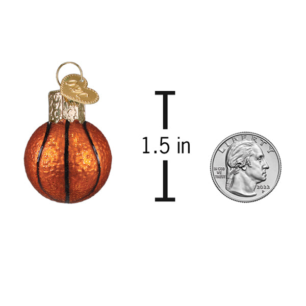 Mini Basketball Ornament