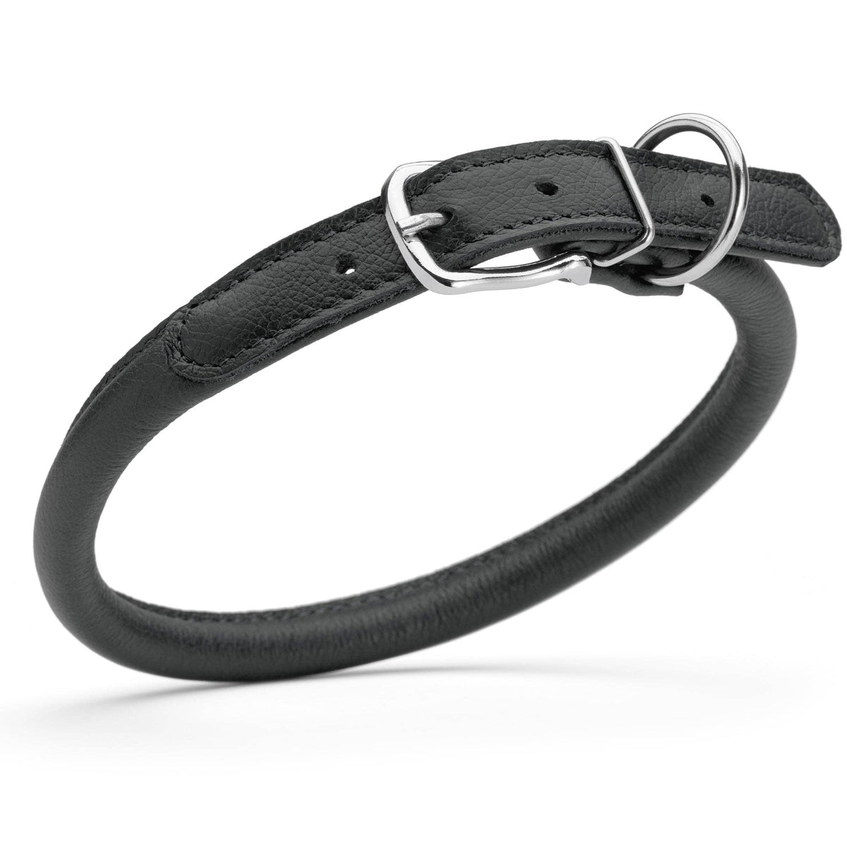 Dogline - Soft Leather Round Collar