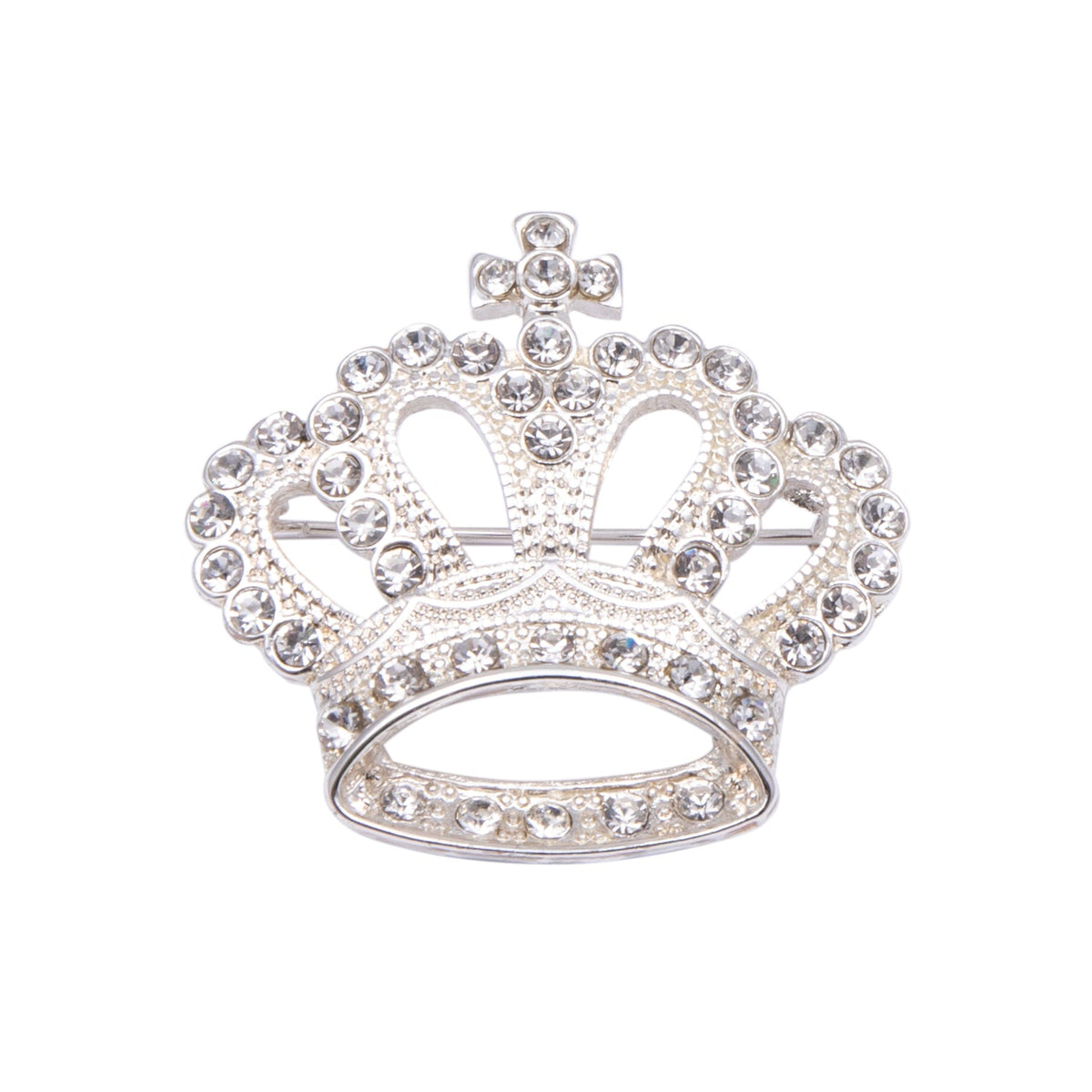 Alexander Thurlow Silver Crown Brooch