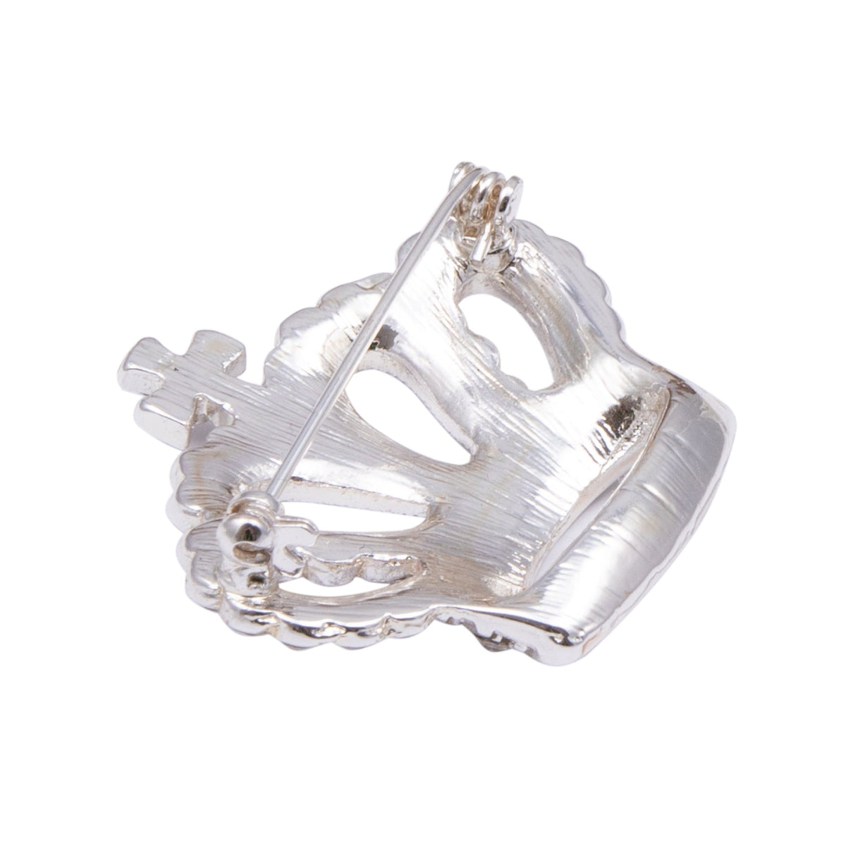 Alexander Thurlow Silver Crown Brooch