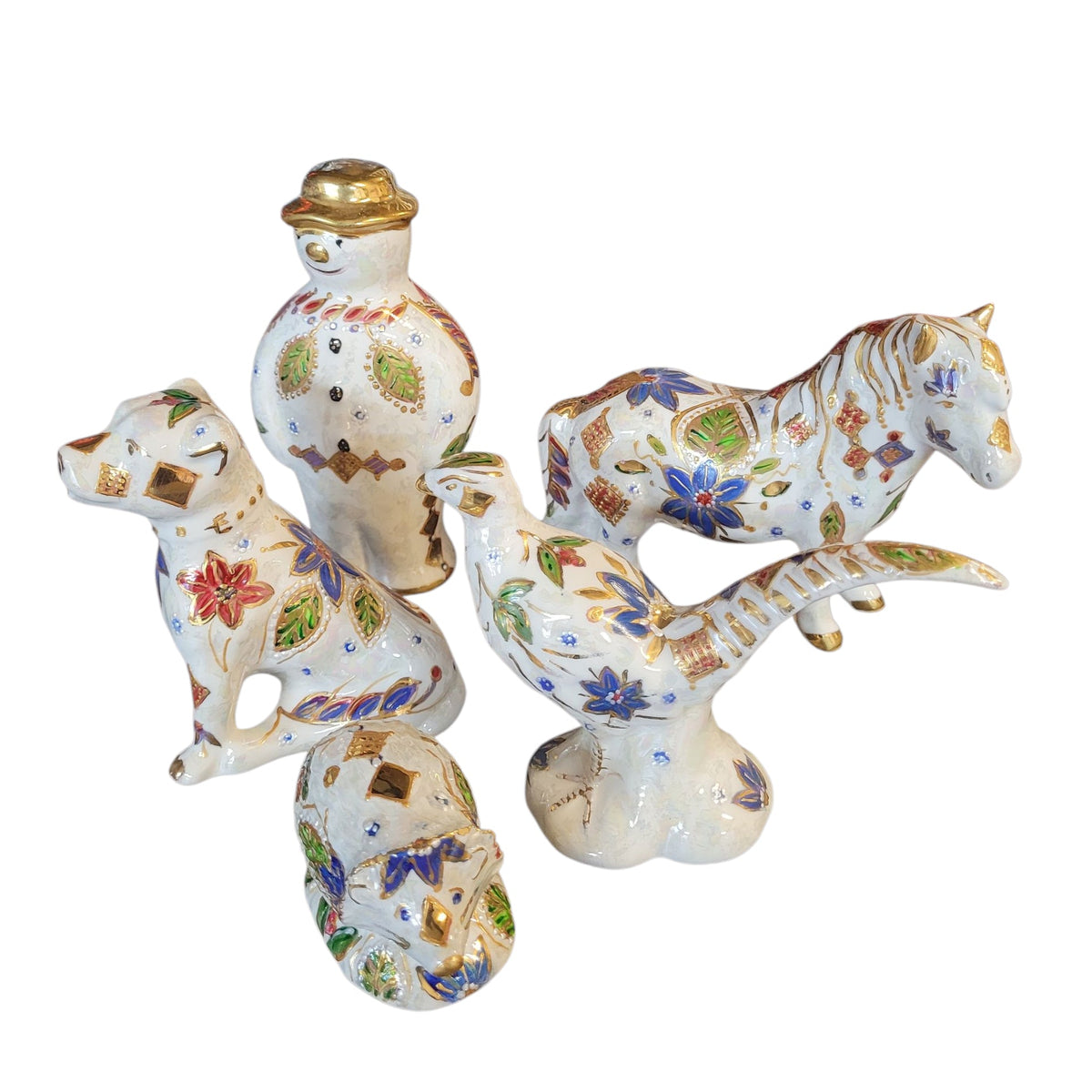 Anita Harris Imari Snowman