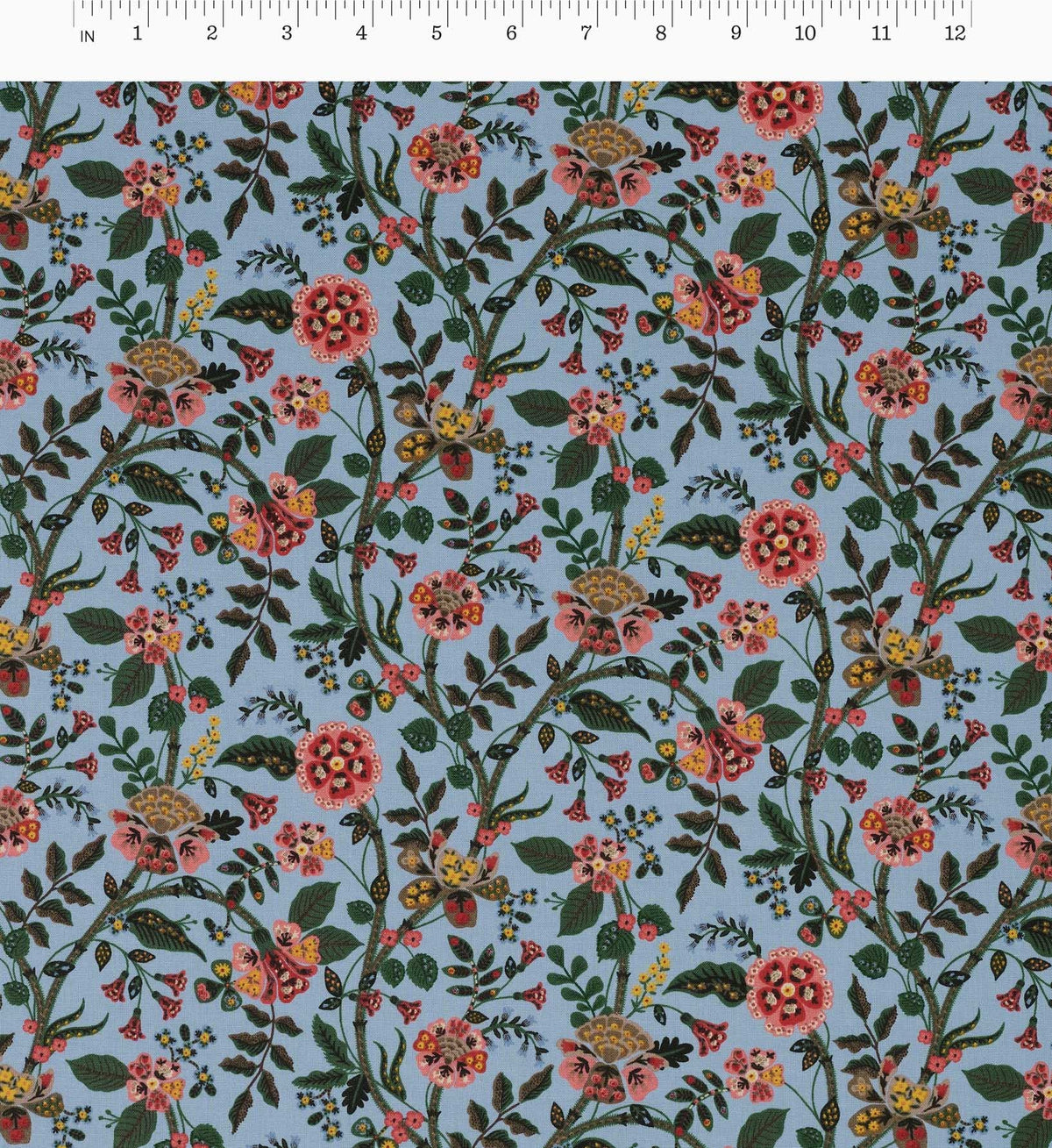 Gracie Cotton Fabric - Slate
